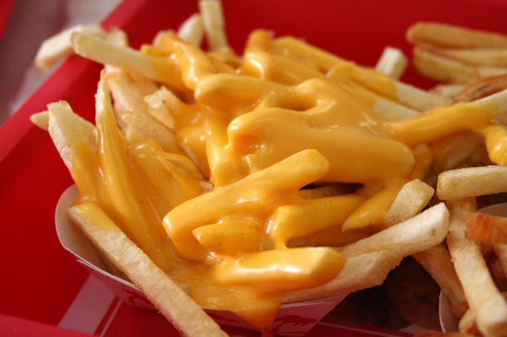 In Out Cheese Fries