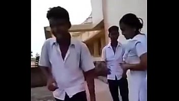 Indian School Girl And Boys Doing Masti In The Classroom