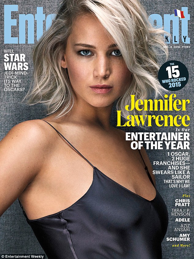 Influential Jennifer Lawrence Has Been Named Ews Entertainer Of The Year