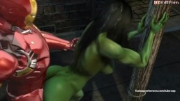 Iron Man Fucks A Woman Hulk 2