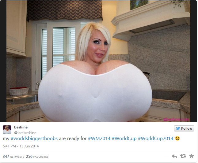 Its Official This Woman Has The Largest Fake Boobs In The World 1