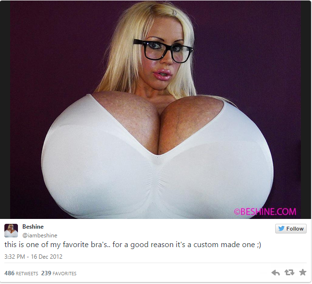 Its Official This Woman Has The Largest Fake Boobs In The World