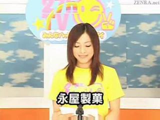 Japanese Newscasters Get Their Chance To Shine On Bukkake
