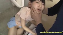 Jav Teen Ambushed In Store Taken To Toilet And Fucked With Deep Throat Gag 1