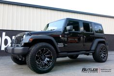 Jeep Wrangler With In Fuel Maverick Wheels Butler Tire Jeeps