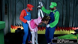 Jerk That Joy Stick Super Mario Bros Get Busy With Princess Brooklyn Chase 5