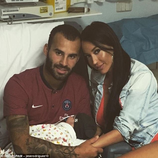 Jese Rodriguez Posted A Photo Of His New Baby Nyan With Current Girlfriend Aurah Ruiz