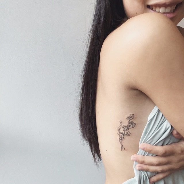 Jessica Chen Tattoos Cherry Blossom And Pussy Willow Friendship Tattoo