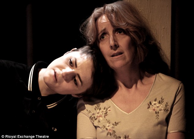 Julie With Co Star Katie West In Blindsided Currently On At The Royal Exchange Theatre