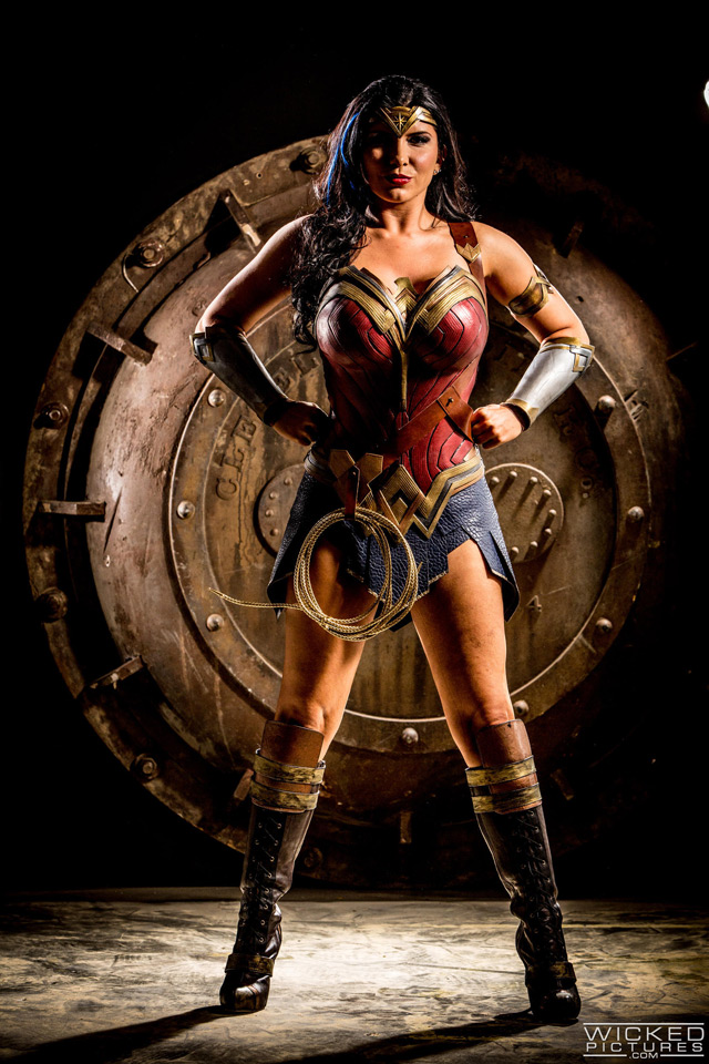 Justice League With Romi Rain As Wonder Woman Ryan Driller As Superman Charlotte 1
