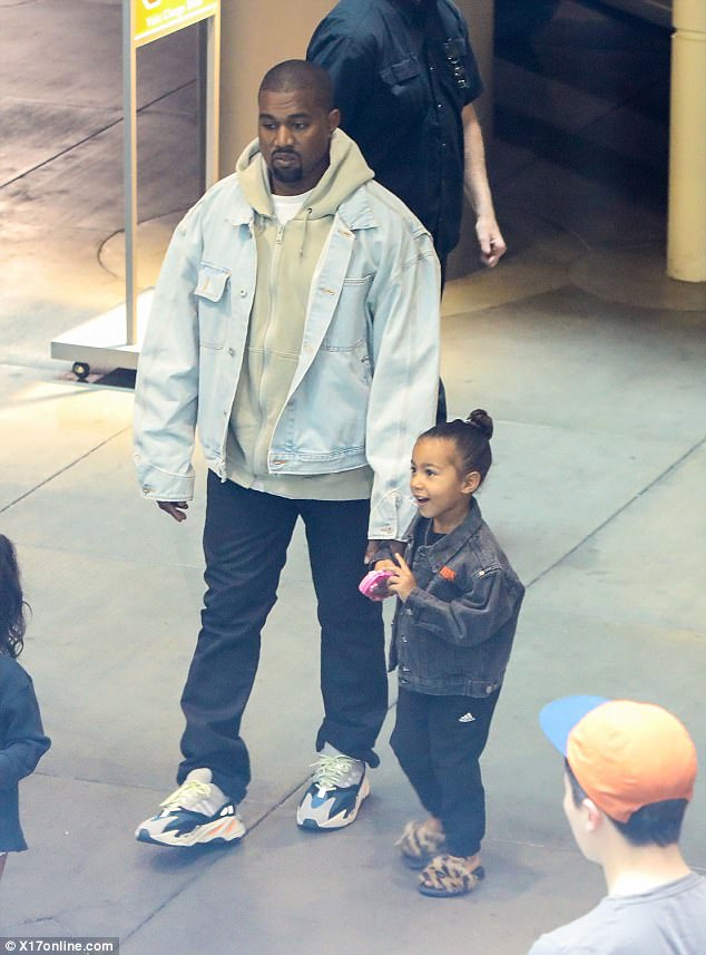Kanye West Treats His Daughter North To A Movie In La Daily Mail