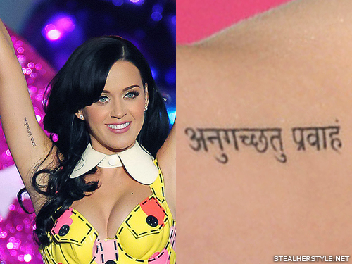 Katy Perrys Tattoos Meanings Steal Her Style