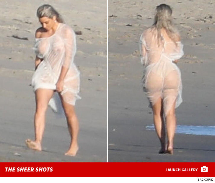 Kim Kardashians Body Always Gets Ya Coming And Going But This Little See Through Dress Sure Kicked Things Up A Notch