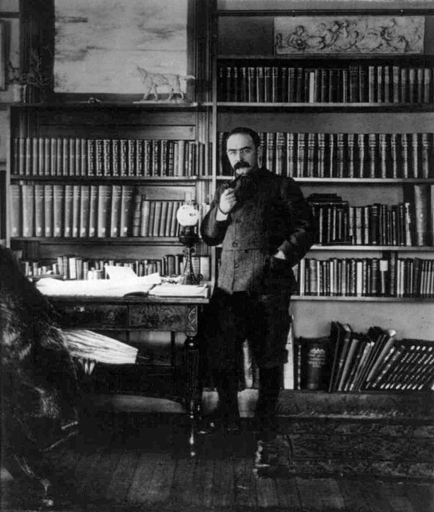 Kipling In His Study At Naulakha Vermont