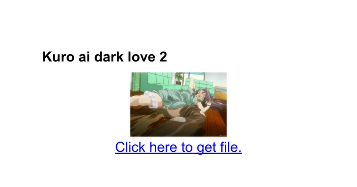 Kuro Ai Dark Love Google Docs