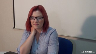 La Novice Nerdy French Fledgling Takes Strong Ass Fuck Pounding And Facial At The Office