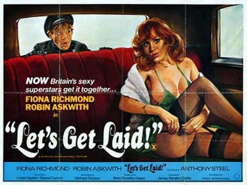 Lets Get Laid Stars Fiona Richmond Robin Askwith Anthony Steel