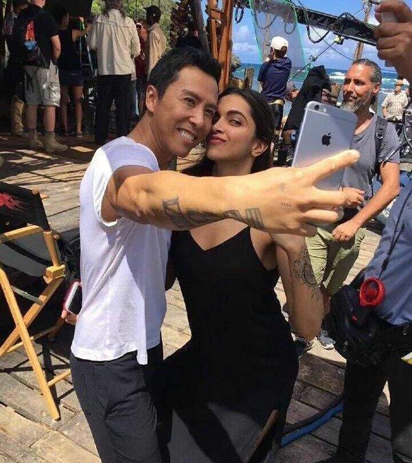 Lets Take A Selfie Deepika And Donnie Yen Are Such Posers On Xxx