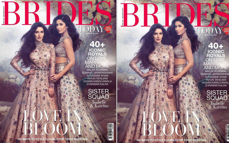 Lifestyle Katrina Kaif And Isabelle Kaif Graced The Cover Of Brides Today