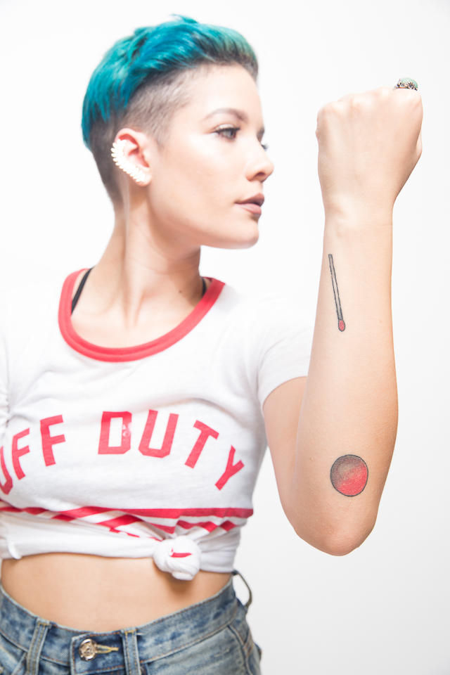 Literally All Of Halseys Tattoos And Their Meanings Popbuzz 2