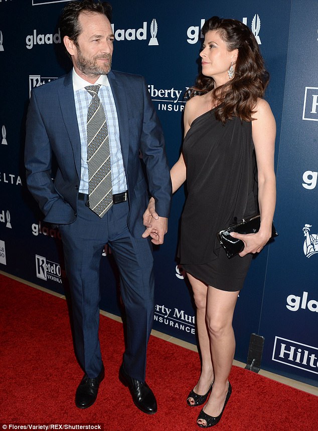 Love Luke Perry Brought A Pretty Lady To The Glaad Media Awards On Saturday