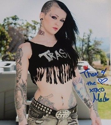 Mallory Maneater Hot Sexy Model Actress Porn Signed Autographed Photo Coa