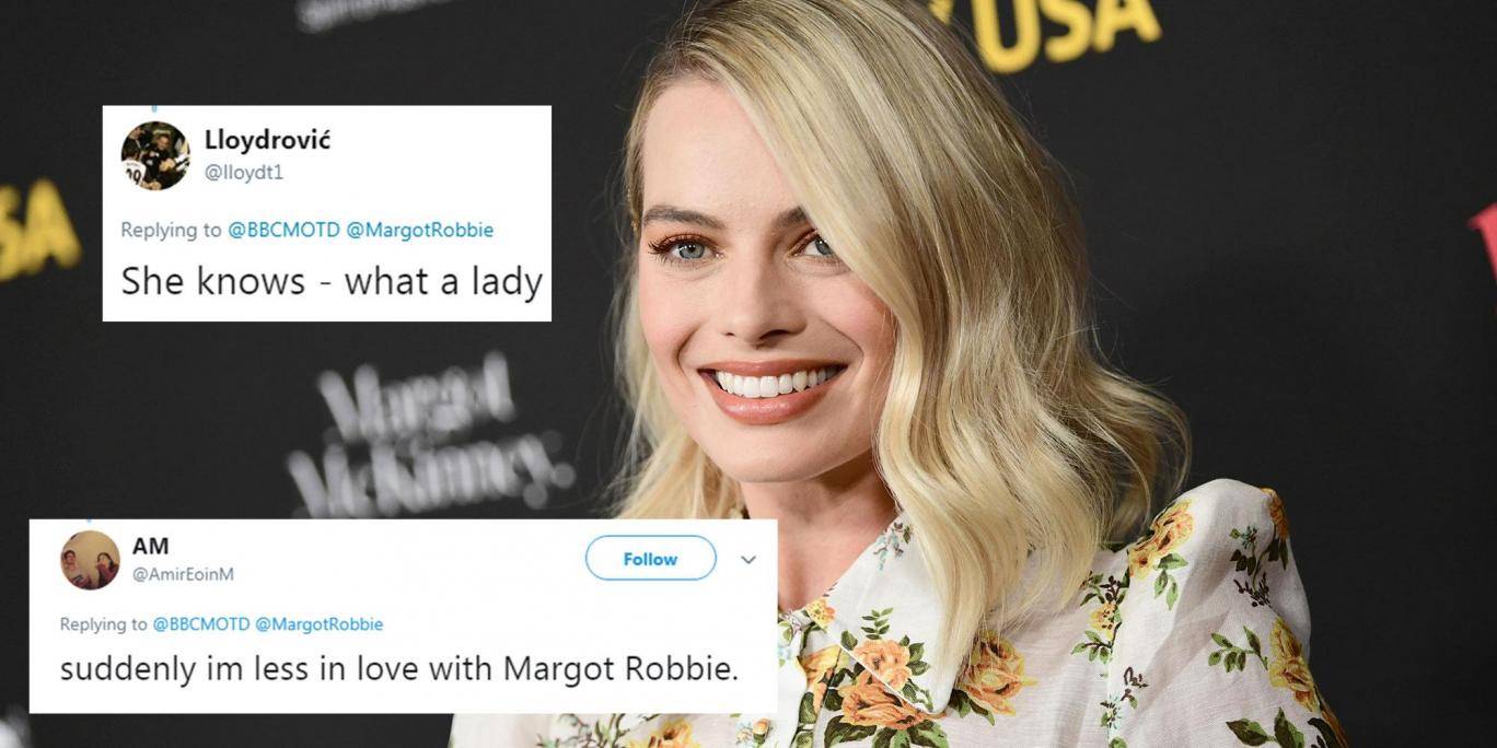 Margot Robbie Revealed The Football Team She Supports And People Are Conflicted