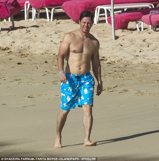 Mark Wahlberg And Wife Rhea Durham Show Off Beach Bodies