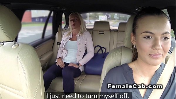 Married Blonde Has Lesbians Sex In Fake Taxi 1
