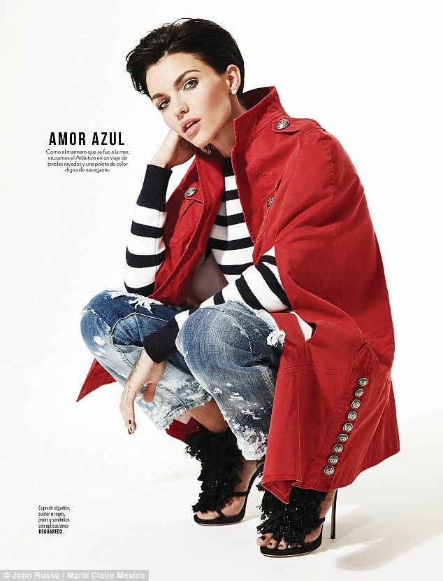 Military Chic Ruby Rose Has Shown Off Her Model Credentials As She Stuns