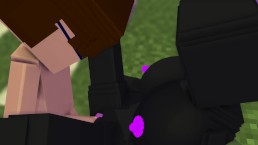 Minecraft Encounter With An Enderwoman 2