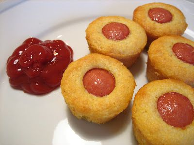 Mini Corn Dog Muffins Adapted Slightly From Iowa Girl Eats Makes