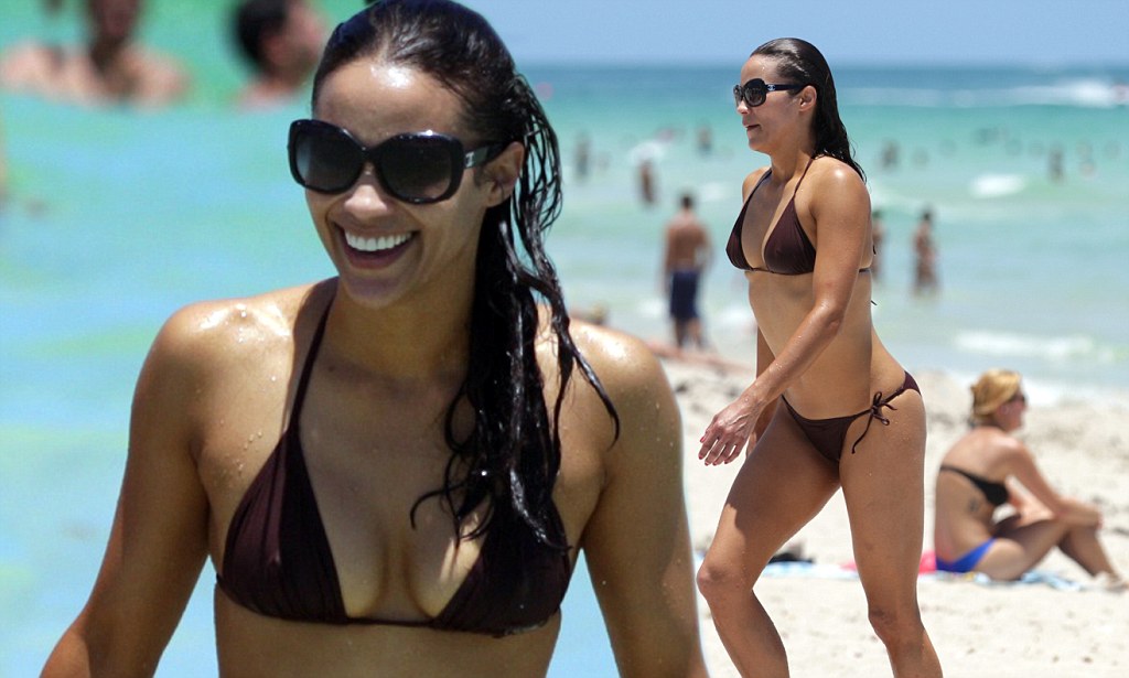 Mission Impossible Actress Paula Patton Shows Off Her Bikini Body In Teeny Two Piece Daily Mail Online