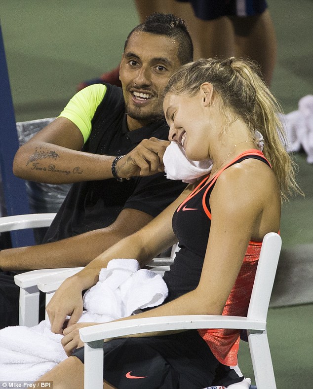 Nick Kyrgios And Eugenie Bouchard Turned Heads In Their Flirtatious First Round Win