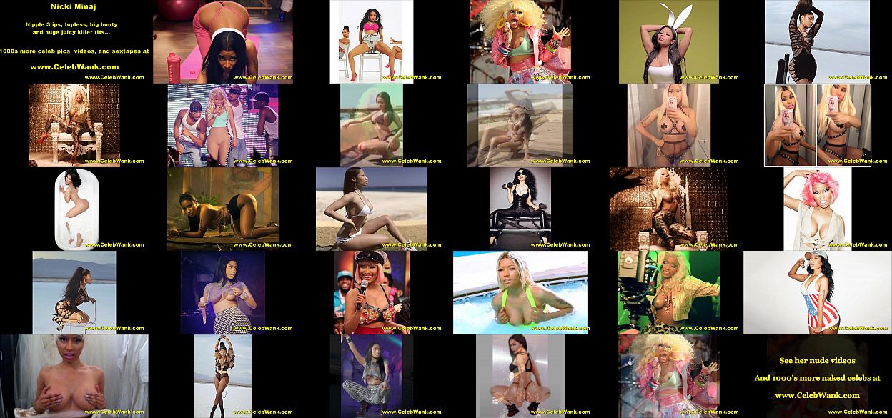 Nicki Minaj Shaking Her Big Nude Tits 2