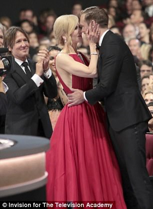 Not The Jealous Type As Nicole Smooched Her Co Star Keith Smiled