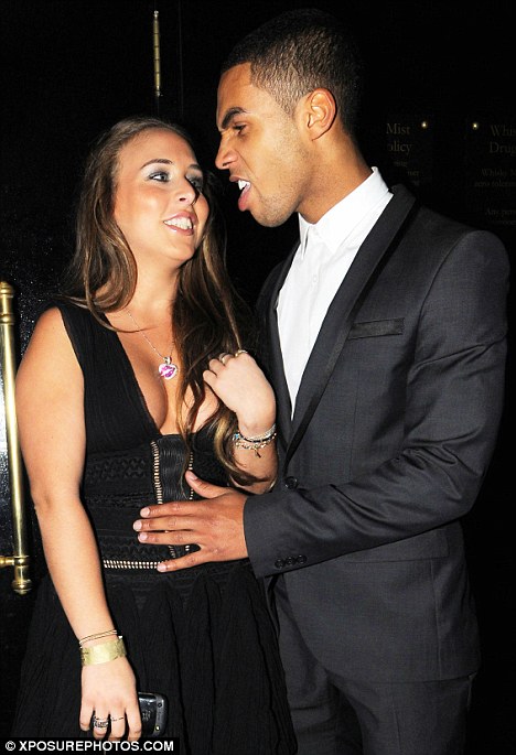 Odd Pairing Big Brother Star Lucien Laviscount Pulls A Funny Face At Topshop Heiress Chloe