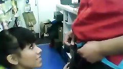 Oral Sex In Public Store She Sucks His Dick And Eat The Cum