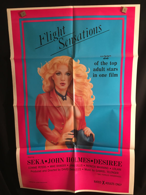 Original Flight Sensations Adult One Sheet Movie Poster