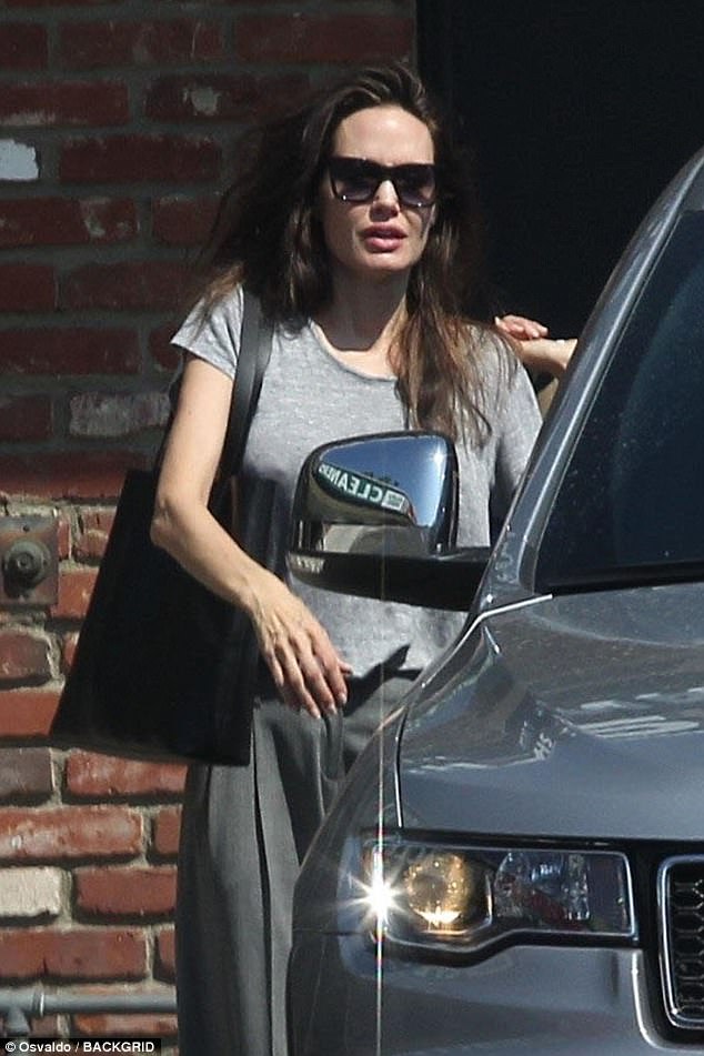 Out And About Angelina Jolie Was Snapped Tuesday In Los Angeles With