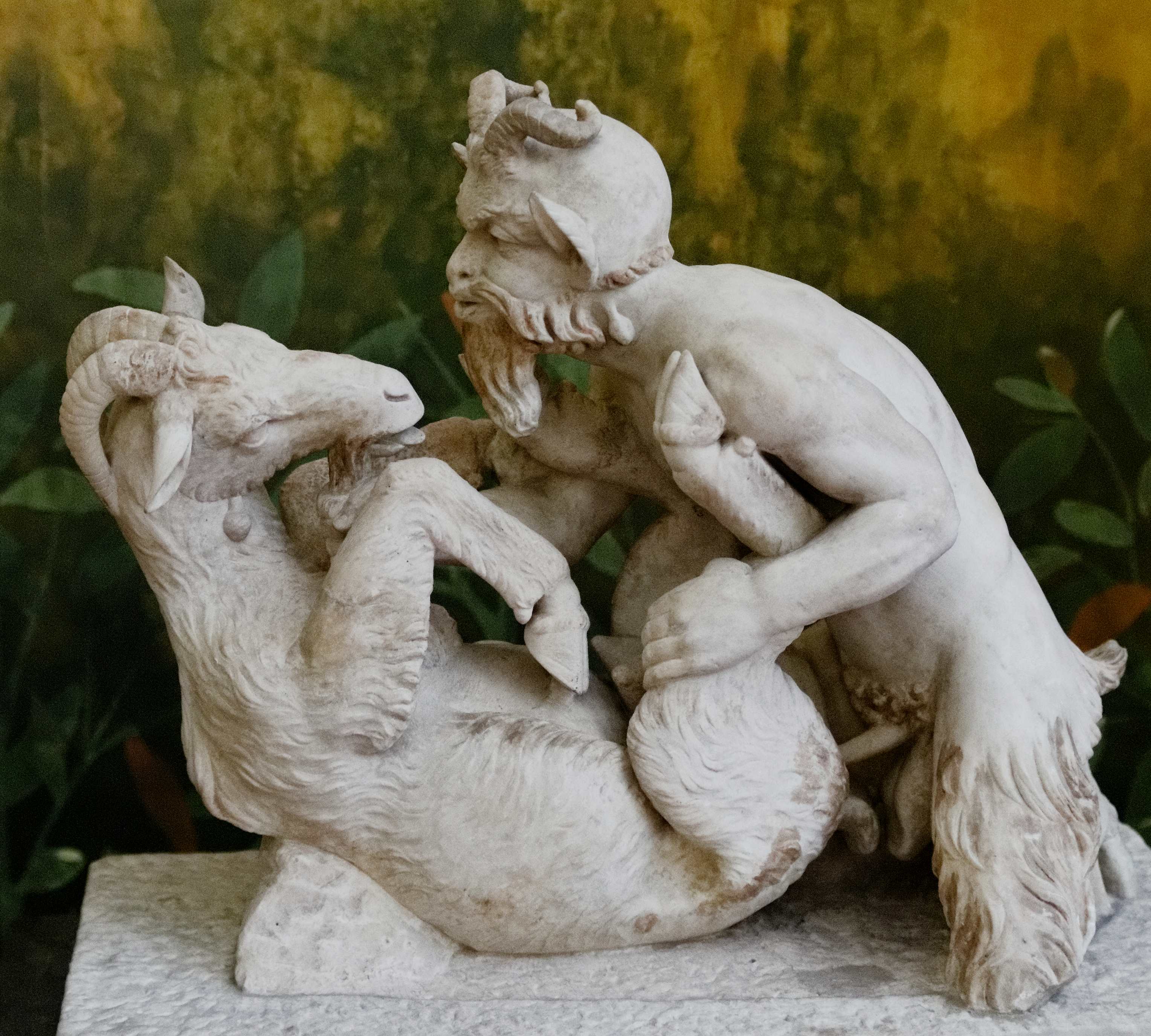 Pan Having Sex With A Goat Statue From Villa Of The Papyri Herculaneum
