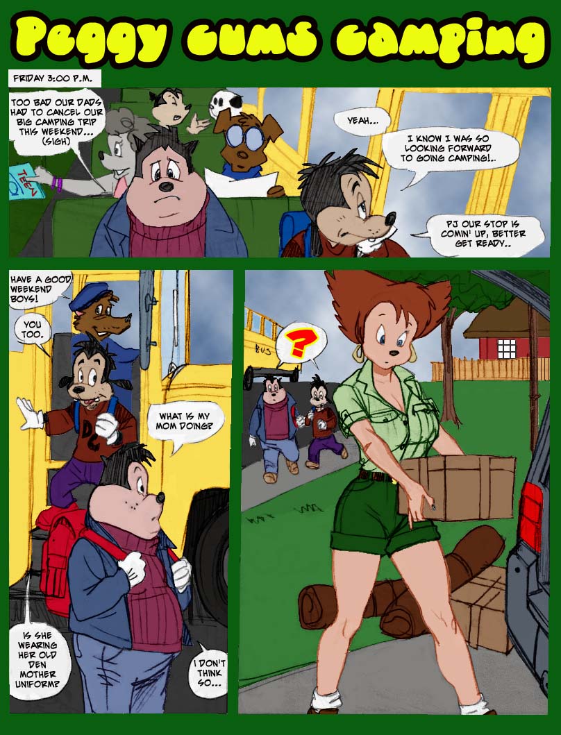 Pbx Goof Troop Peggy Cums Camping Muses Incest Comics Muses 5