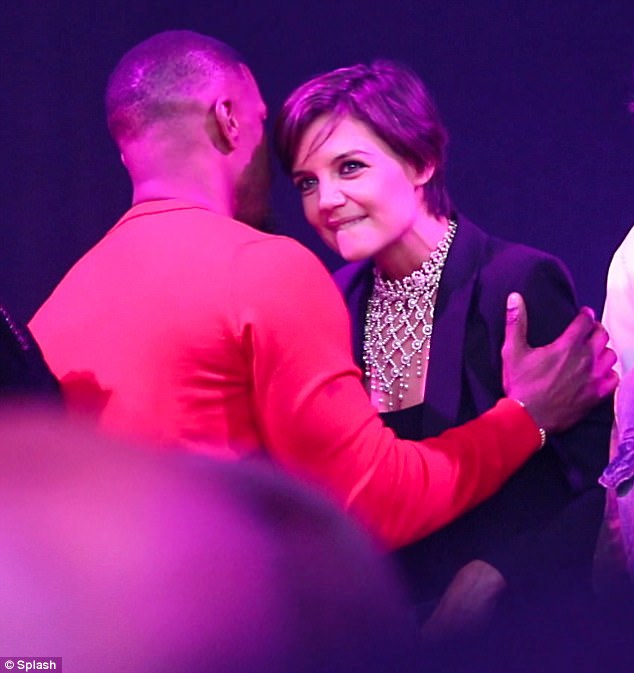 Pda The Ex Wife Of Tom Cruise Looked Thrilled When He Grabbed Her Arm