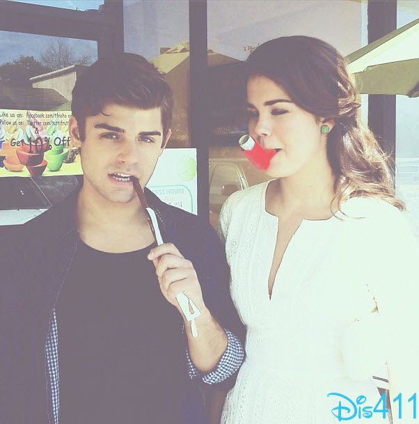 Photo Maia Mitchell And Garrett Clayton Hanging Out March
