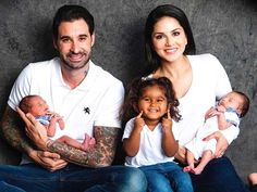Photos Sunny Leone Become Mother Of Twin Baby Boys Without Pregnancy Photos