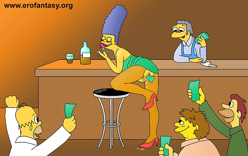 Pic Barney Gumble Homer Simpson Lenny Leonard Marge Simpson Moe Szyslak The Simpsons