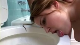 Piss In Mouth Over Toilet Chubby