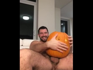 Please Who Is He Halloween Special Jerk Off Pumpkin