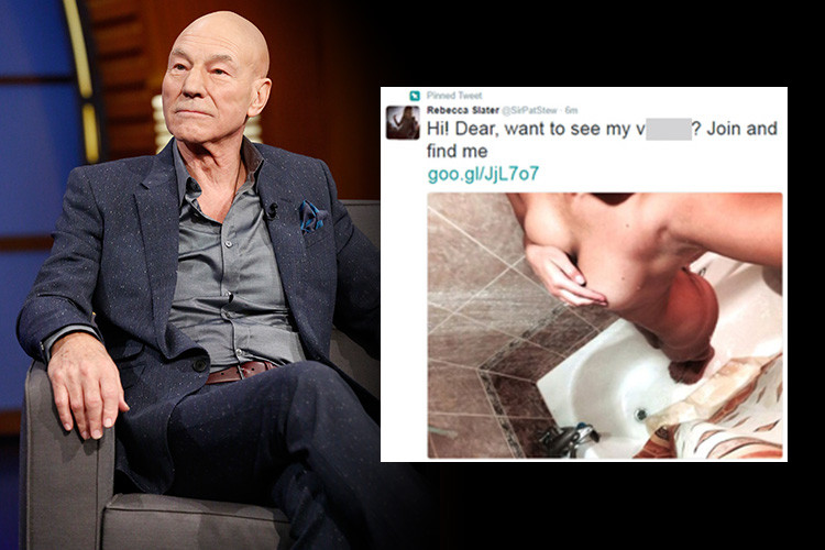 Porn Bot Attacks Sir Patrick Stewarts Twitter Account With Rated Images Of Naked Woman