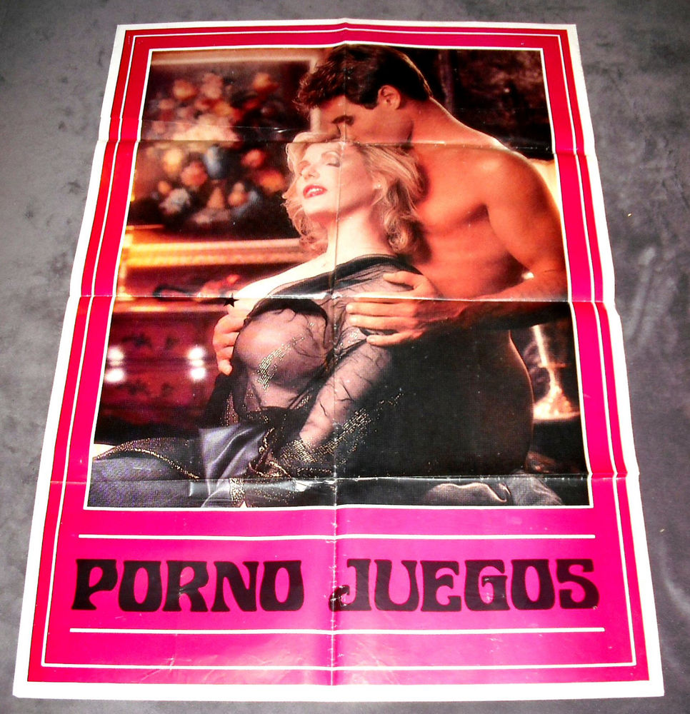Porno Games Rare Vintage Porn Original Os Poster Spanish Ebay